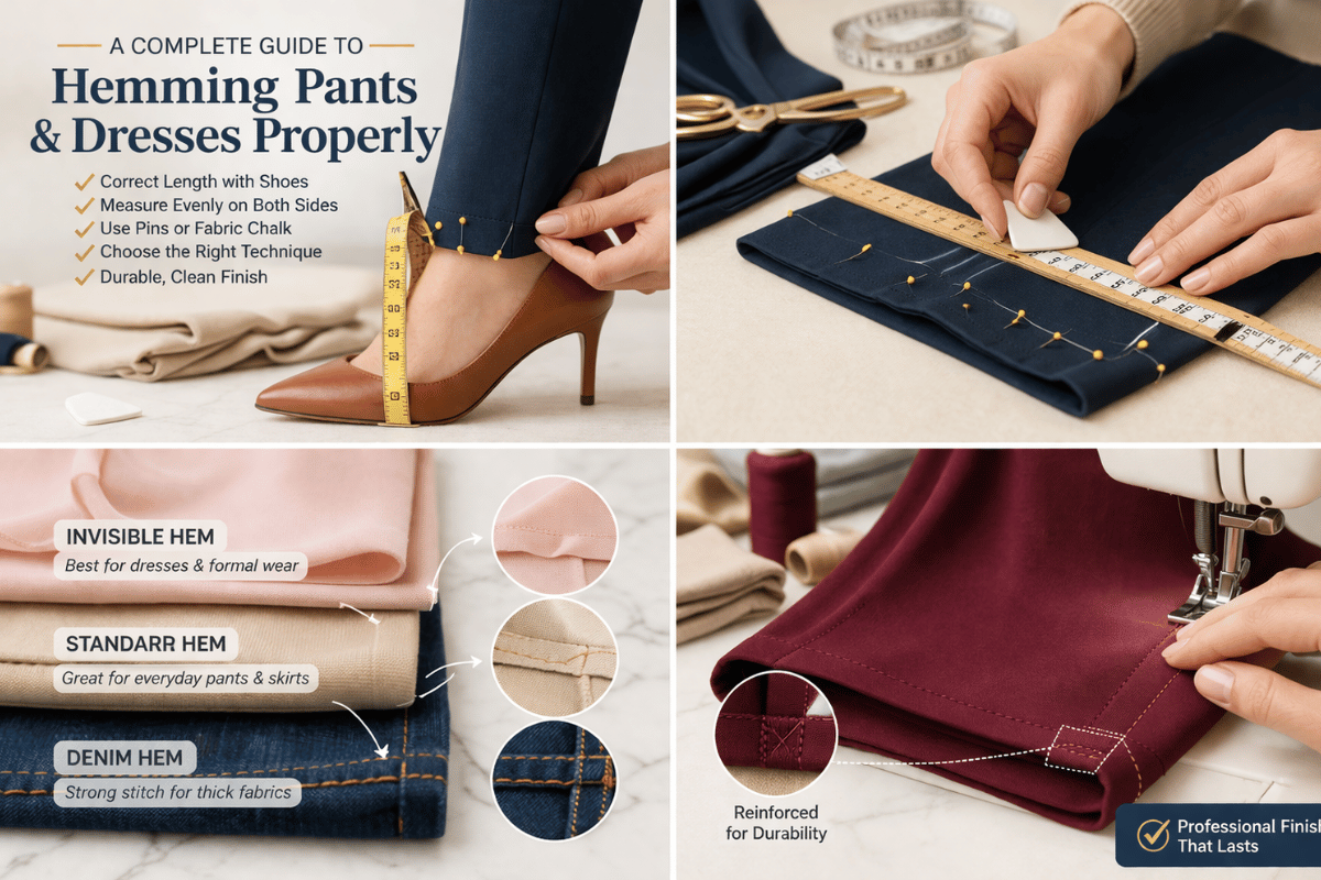 A Complete Guide to Hemming Pants and Dresses Properly