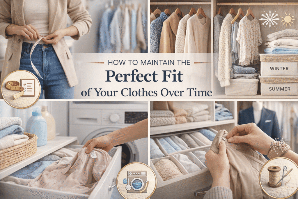 How to Maintain the Perfect Fit of Your Clothes Over Time